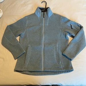 LLBean Women’s Sweater Fleece Full Zip Overlay Jacket